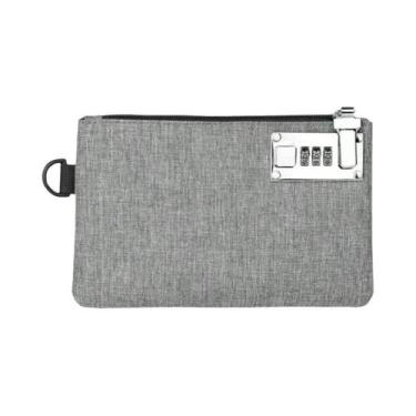 Imagem de Carteira Ultra Fina Com Fechadura Antifurto E Senha, Bolsa Multifuncio