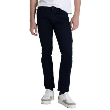 Imagem de Calça Sarja Sawary Slim - 280537 - azul 48-Masculino