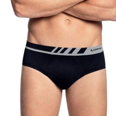 Imagem de Cueca Slip Sem Costura Lupo 00691-002 Microfibra, Vinho, GG