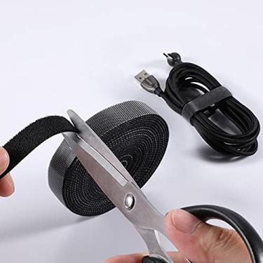 Imagem de Bettas Arame Redondo para Gerenciamento de Cabos Organizador Fios Cabelo Recortável Straps Reutilizáveis Armazenamento Vários