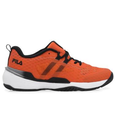 Imagem de Tênis Fila Winner - All Court - Laranja Preto e Cinza-Masculino