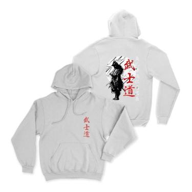 Imagem de Moletom Canguru Unissex Espirito Samurai Japonês Streetwear Anime algo