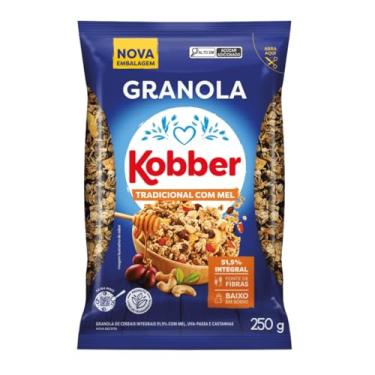 Imagem de Granola Cereal Integral Kobber 250g (250g, Tradicional com Mel)