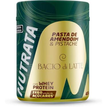 Imagem de Pasta de Amendoim Bacio di Latte Sabor Pistache 400g Nutrata