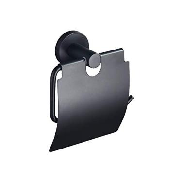 Imagem de 3FLQOOPP Suporte de papel higiênico preto antigo porta-lenços decorativos para banheiro capa de papel toalha vintage suporte de parede