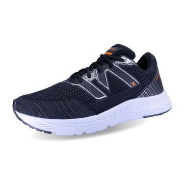 Imagem de Tênis Casual Masculino Vorax, Preto, Prata, 41