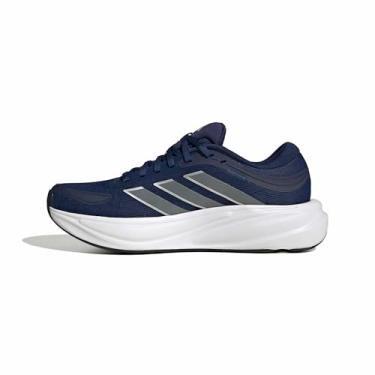 Imagem de adidas Tênis de corrida masculino Response 2, Azul escuro/prata fosco/cinza, 41