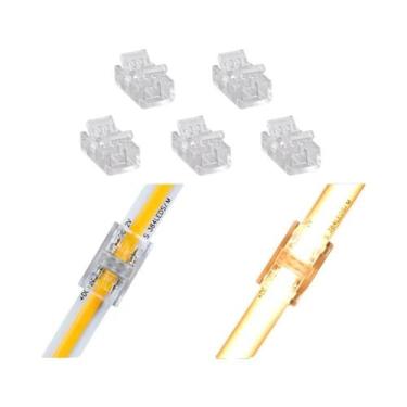 Imagem de Conectores De Fita LED COB De 8mm E 10mm Com 2 Pinos, 5 Peças De Termi