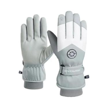 Imagem de Luvas De Inverno Unissex Impermeáveis Com Tela Sensível Ao Toque Para 