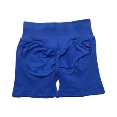 Imagem de Shorts De Yoga Femininos De Cintura Alta Para Fitness E Treino, Com Ef