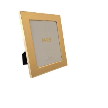 Imagem de Porta Retrato Metal Dourado - Borda Larga 15 X 20cm