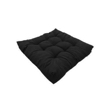 Imagem de Assento Futon Almofada Grande 60x60cm Estofada Conforto Para Sala Sofá