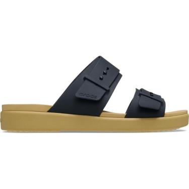 Imagem de Sandália Crocs Brooklyn Buckle Downlow Black/Tan-Unissex
