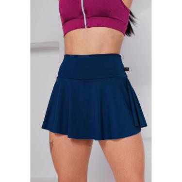Imagem de Short Saia Babado Suplex Feminino Fitness Academia WOLFOX-Feminino