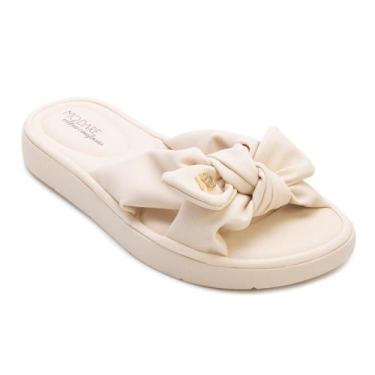 Imagem de Chinelo Modare C Nobuck Ultra Soft Slide MK26-72081, Creme, 36