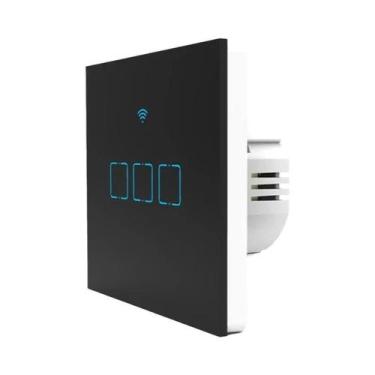 Imagem de Interruptor De Luz Inteligente WiFi 1/2/3 Gangue Padrão UE, Sem Fio Ne