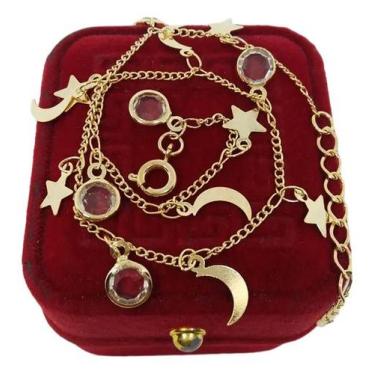 Imagem de Tornozeleira Premium Elo Cadeado 2mm Moedas Antigas - Joias Nobre, Our