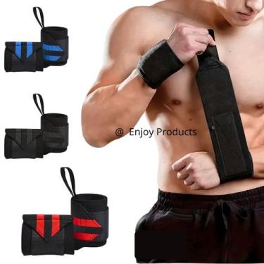 Imagem de Munhequeira Protetor De Punho Profissional Ajustavel Premium Exercício