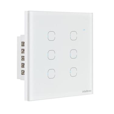 Imagem de Interruptor Smart Wi-fi Touch 6 Teclas Branco Ews 1006 4850030