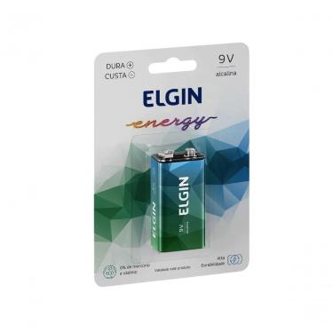 Imagem de Bateria Alcalina 9V Elgin 82158 para Brinquedos, Câmeras Digitais, MP3 Players, Microfo...