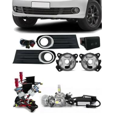 Imagem de Kit Farol Milha Vw Gol Voyage Saveiro G5 2009 à 2013 + Xenon ou LED - 