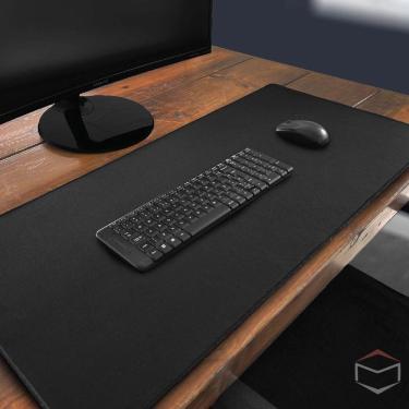 Imagem de Mousepad Gamer OEM Extra Grande 90 X 40 cm para Mesa Inteira com Base Antiderrapante Preto