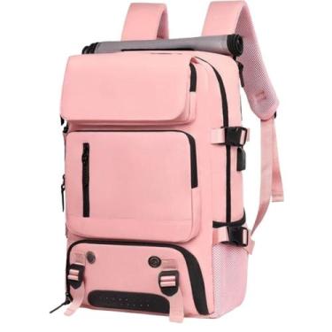Imagem de Mochila com Compartimento Entrada Usb Vários Bolsos Alça Reforçada Fix