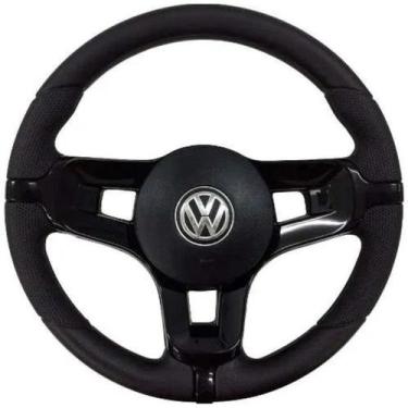 Imagem de Volante Esportivo Mustang Jetta Alemão Kit Cubo Fusca 84 85 - Volkswag