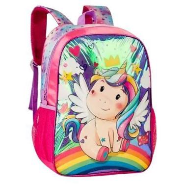 Imagem de Mochila de Costas Unicórnio Juvenil - Clio - Clio Style