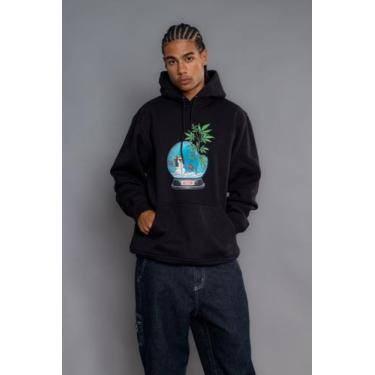 Imagem de Moletom Masculino Vextor Fechado Snow Globe 1300, Preto, M