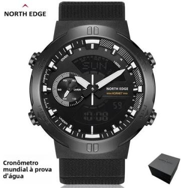 Imagem de Relógio Masculino À Prova d'Água Com Pulseira De Silicone NORTH EDGE H