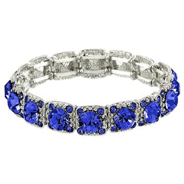 Imagem de Pulseira de casamento com cristal elástico Falari, caixa de presente incluída