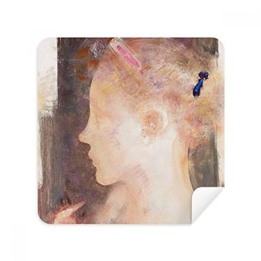 Imagem de Side Beauty Girl XJJ Óculos de pintura a óleo de tecido de camurça para limpeza de tela