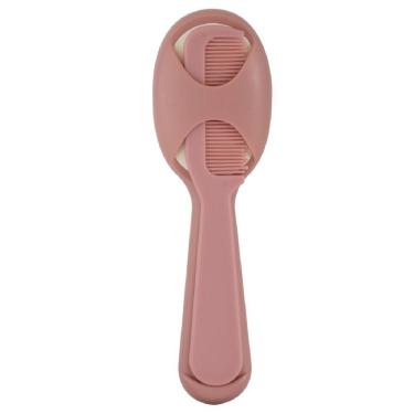 Imagem de Kit Escova e Pente Infantil Rosa Kababy 1227R