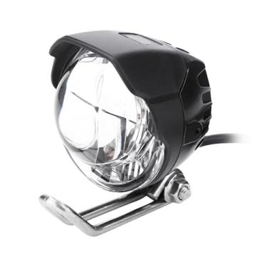 Imagem de Spot Light Ebike, luz de chifre resistente ao desgaste para bicicleta elétrica ampla aplicabilidade 2 em 1 luz LED para bicicleta elétrica
