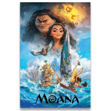 Imagem de Poster Decorativo 42cm X 30cm A3 Brilhante Moana B1 - Bd Net Collectio