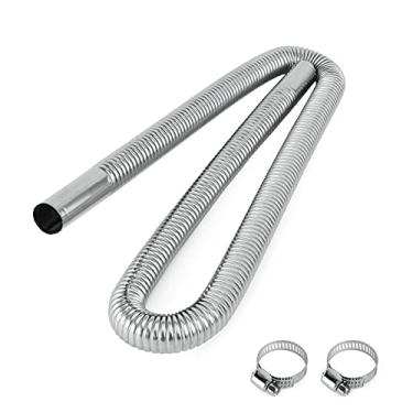 Imagem de color tree Tubo de escape de aço inoxidável 1 polegada 2,5 cm ID aquecedor de ar de estacionamento tanque de combustível mangueira de ventilação de gás diesel comprimento 47,2 polegadas 120 cm