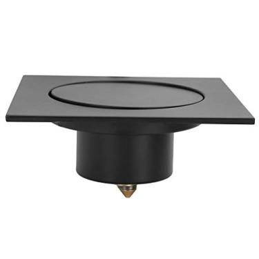 Imagem de Dreno de chuveiro, dreno de piso quadrado filtro de banheiro de latão tipo pop up kit de flange de drenagem rápida para cozinha banheiro chuveiro banheiro piscina lavanderia drenagem de piso (ralo de piso quicando)