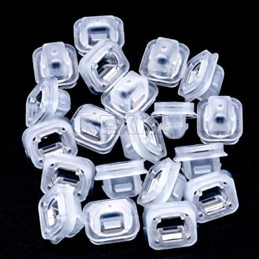 Imagem de Rexka 20 peças acabamento interior moldagem porta retentor acabamento clipes 07-14-9-158-194 para BMW E46 E90 E91 E92 320i 323i 325i 328i 330i M3 X5 E53 07149158194