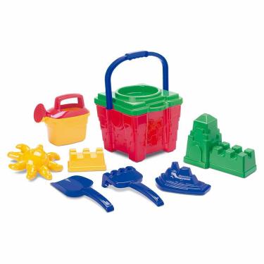 Imagem de Kit Praia Infantil Completo - Areia e Diversão - Colorido - Silmar