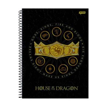 Imagem de Caderno Espiral Capa Dura House Of The Dragon 160 Folhas 1Und - Jandai