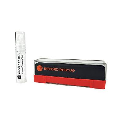 Imagem de Escova de limpeza de veludo com fluido de limpeza de registro – Kit de limpeza de gravação | Gravação de resgate
