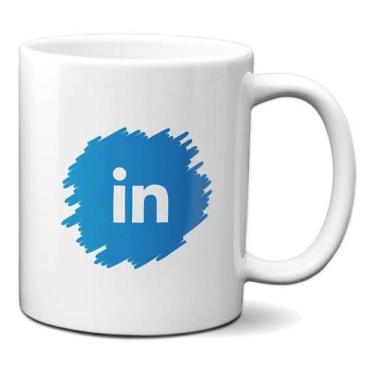 Imagem de Caneca Presente Criativo Social Media Marketing Linkedin