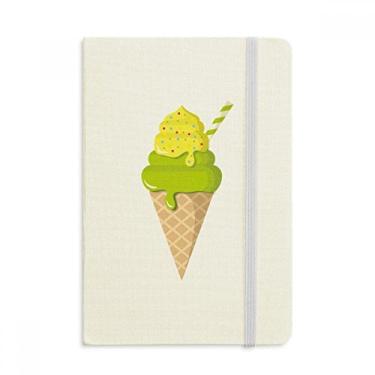 Imagem de Caderno de picolés de sorvete Green Matcha, capa dura oficial, diário clássico