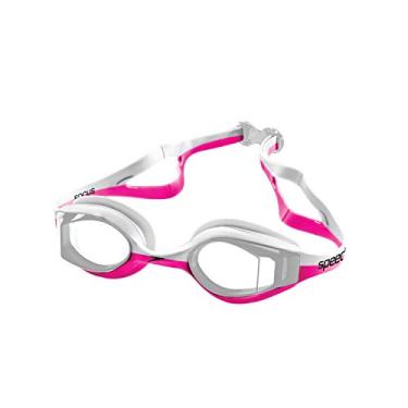 Imagem de Óculos de Natação, Speedo, Focus, Soft Frame Conforto com Proteção UV e Antifog, Vedação M - Rosa Cristal