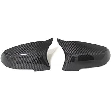 Imagem de VOCR Par de capas protetoras 3K de fibra de carbono real com espelho lateral de plástico ABS para BMW 5 6 7 Series F10 F11 2014-2016 F01 F02 OX Horns