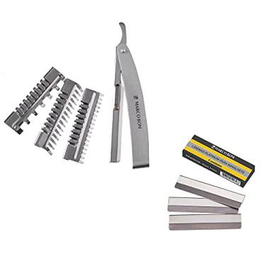 Imagem de KIT NAVALHETE RETRÁTIL 3 PENTES LÂMINAS PLATINUM MARCO BONI