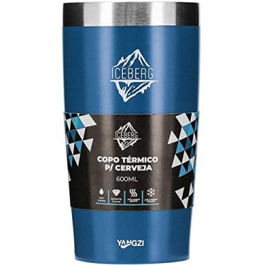 Imagem de Copo Térmico, Yangzi, Iceberg, Inox, 600 ml, Azul