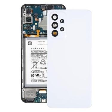 Imagem de YUNCHAO Acessórios telefônicos Para o for SAMSUNG Galaxy A23 5G SM-A236A Tampa traseira original da bateria com a capa da lente da câmera Substituição do telefone celular
