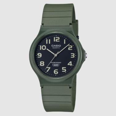 Imagem de Relógio de Pulso Casio Feminino Redondo Prova Dágua Esportivo Analógico Verde MQ-24UC-3BDF